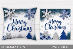 Christmas Pillow Design. Christmas Sublimation Product Image 1