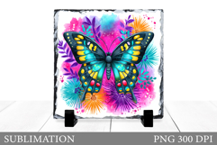 Butterfly Sublimation. Butterfly Slate Sublimation Product Image 1