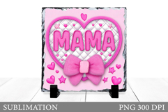 Mother's Day Sublimation. Mother's Day Slate Design Product Image 1