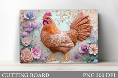 Rooster Cutting Board. Rooster Kitchen Cutting Board Design Product Image 1