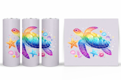Turtle Tumbler Design. Sea Turtle Tumbler Sublimation Product Image 2