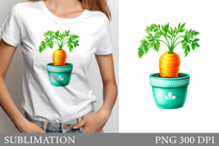 Carrot Sublimation. Carrot T-Shirt Design Product Image 1