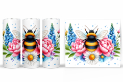 Bee Tumbler Design. Bee Sublimation Product Image 2
