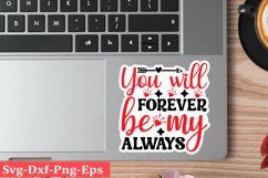 Valentine sticker SVG Design Valentine Love Sticker Svg Product Image 1