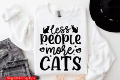 Cat SVG Design Cats quotes T-Shirt png Product Image 1