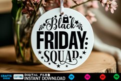 Black Friday Round Sign SVG design, Black Friday Quotes Product Image 1