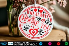 I will always Farmhouse Sign, Round Sign Design Product Image 1