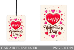 Valentines Day Car Air Freshener. Heart Car Air Freshener Product Image 1