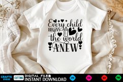 Baby Svg Design, Newborn SVG Design, Baby Quote Design Product Image 1