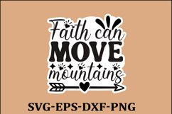 Christian Sticker Svg design and Jesus quotes Religious Svg Product Image 1