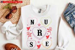nurse Self Love Valentine PNG Heart Christian | Va Product Image 1
