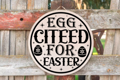 Happy Easter SVG Design Cute Easter Quotes SVG Bunny SVG Product Image 1