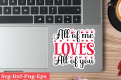 Valentine sticker SVG Design Valentine Love Sticker Svg Product Image 1
