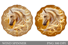Horse Wind Spinner Design. Horse Sublimation Product Image 1