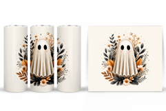 Cute Ghost Tumbler Design. Cute Halloween Pumpkin Tumbler Product Image 2