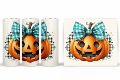 Halloween Pumpkin Tumbler. Halloween Tumbler Sublimation Product Image 2