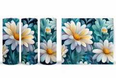 Flowers Tumbler Design. Sublimation Tumbler Flower Product Image 2
