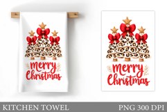 Christmas Tree Kitchen Towel. Christmas Kitchen Towel Design Product Image 1