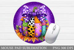 Pumpkin Mouse Pad Design. Pumpkin Sublimation Product Image 1