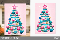 Christmas Tree Garden Flag. Merry Christmas Garden Flag Product Image 1