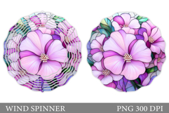 Wildflowers Wind Spinner. Floral Wind Spinner Sublimation Product Image 1