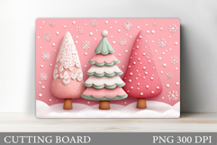 Christmas Tree Cutting Board. Christmas Tree Sublimation Product Image 1