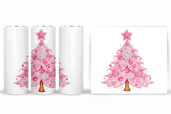 Christmas Tree Tumbler Sublimation. Christmas Tumbler Design Product Image 2