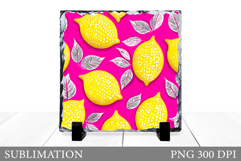 Lemons Slate Design. Lemons Sublimation Product Image 1