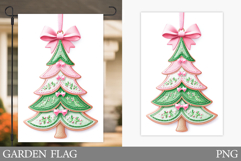 Christmas Tree Garden Flag. Merry Christmas Garden Flag Product Image 1