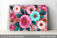 Pineapple Cutting Board. Summer Cutting Board Sublimation Product Image 1