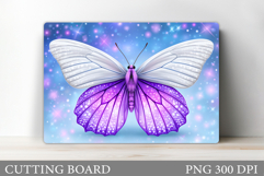 Butterfly Cutting Board. Butterfly Sublimation Product Image 1