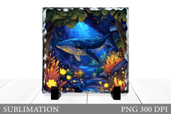 Whale Slate Design. Whale Sublimation Product Image 1