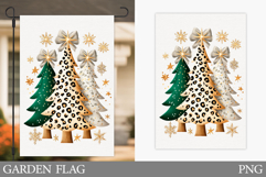 Christmas Tree Garden Flag. Merry Christmas Garden Flag Product Image 1