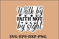 Christian Sticker Svg design and Jesus quotes Religious Svg Product Image 1