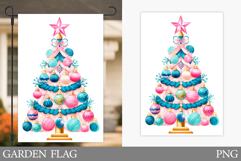 Christmas Tree Garden Flag. Merry Christmas Garden Flag Product Image 1