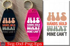 Christian Keychain Quote SVG Faith Keychain Quote png Product Image 1
