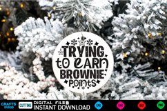 Christmas Round sign Svg design Christmas Svg holiday quotes Product Image 1