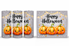 Halloween Pumpkin Tumbler Wrap. Halloween Tumbler Design Product Image 2