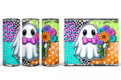 Ghost Tumbler Design. Cute Halloween Tumbler Sublimation Product Image 2