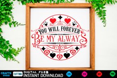 You will forever Farmhouse Sign, Round Sign Design Product Image 1