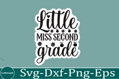 Back To School sticker svg Design School &amp; Teacher SVG Product Image 1