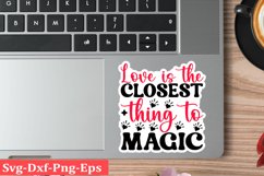 Valentine sticker SVG Design Valentine Love Sticker Svg Product Image 1