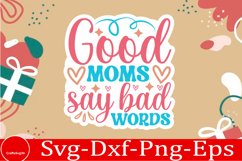 Mothers day sticker SVG Bundle Funny Mom Svg Design Funny Qu Product Image 13