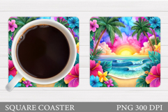 Sea Coaster Design. Sea Sublimation Product Image 1