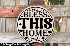 Family round sign design, Family SVG Quotes SVG Product Image 1