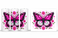 Butterfly Tumbler Sublimation. Butterfly Sublimation Product Image 2