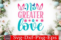 Happy Easter SVG Design Cute Easter Quotes SVG Bunny SVG Product Image 1