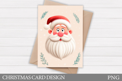 Santa Claus Card Printable. Christmas Card Design Product Image 1