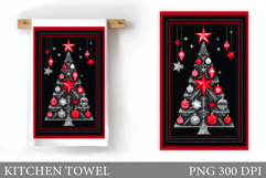 Christmas Tree Kitchen Towel. Christmas Kitchen Towel Product Image 1