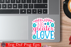 Happy Easter stickerS VG Design Cute Easter Quotes SVG Bunny Product Image 1